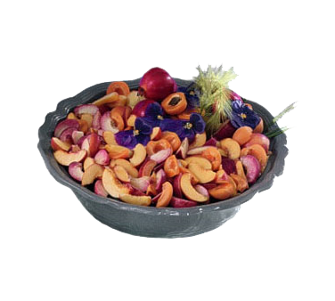 Bon Chef 9054PWHT White Round Queen Anne Salad Bowl