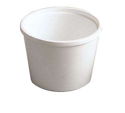 Bon Chef 9008BLKSPKLD Black Round Aluminum Salad Dressing Pot