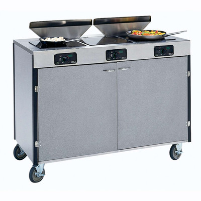 Lakeside 2085 Station Mobile Cooking Cart Induction Heat Stove