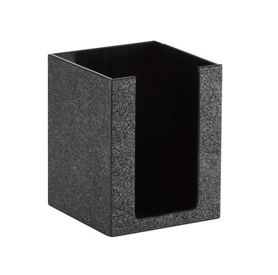 Cal-Mil 22036-55-13 Black 4-3/4"W x 4-3/4"D 6-1/4"H Cup/Lid Holder