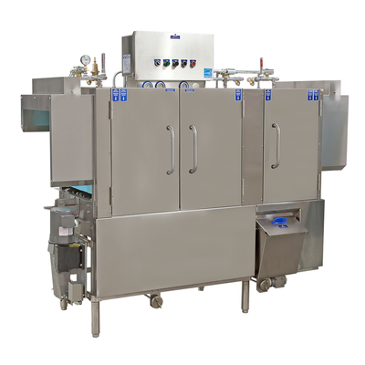 Stero ER66S High Temp Dishwasher With 22"Power Scrapper With Conveyor Type 208 Volts