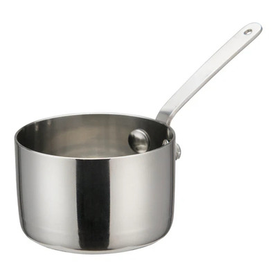 Winco DCWA-102S
2-3/4"
5 Oz.
Stainless Steel
Round
Mini Sauce Pan