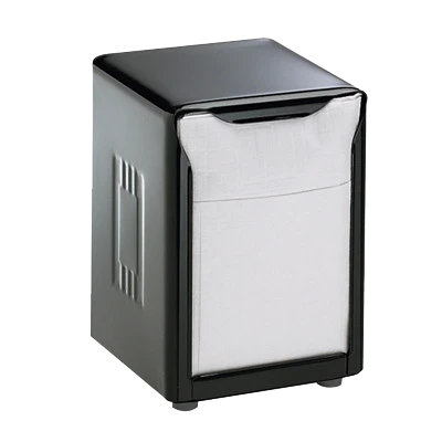 San Jamar H985X 2-Sided Dispensing 22-Gauge Stainless Steel Tabletop Napkin Dispenser