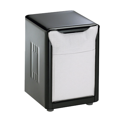 San Jamar H985X 2-Sided Dispensing 22-Gauge Stainless Steel Tabletop Napkin Dispenser