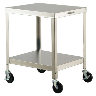 Lakeside 715 21-1/4"W x 25-1/4"D x 21-3/16"H Mobile Stainless Steel Machine Stand