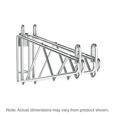 Metro 2Ws14C Super Erecta Shelf Support Post Mount Double Chrome Plated Finish