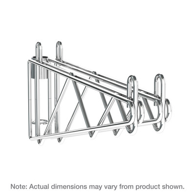 Metro 2Ws14C Super Erecta Shelf Support Post Mount Double Chrome Plated Finish