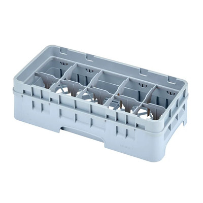 Cambro 10HS318151 Camrack Glass Rack With Soft Gray Extender - 5 Cases