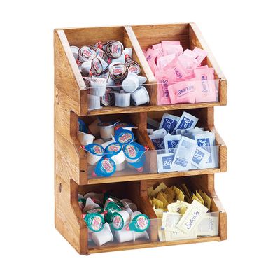 Cal-Mil 2054-99 Madera Condiment Organizer/Display 11"W x 7"D x 16"H