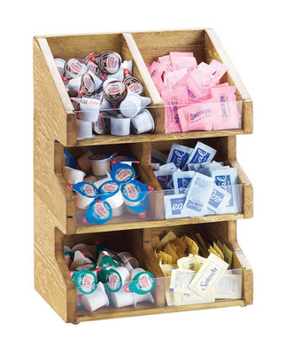 Cal-Mil 2054-99 Madera Condiment Organizer/Display 11"W x 7"D x 16"H