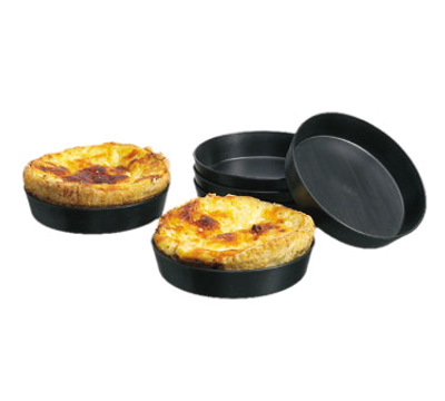 Matfer Bourgeat 345112 ExoGlass Quiche Mold 4-3/4" Dia. x 3/4"H Round - 1 Pack