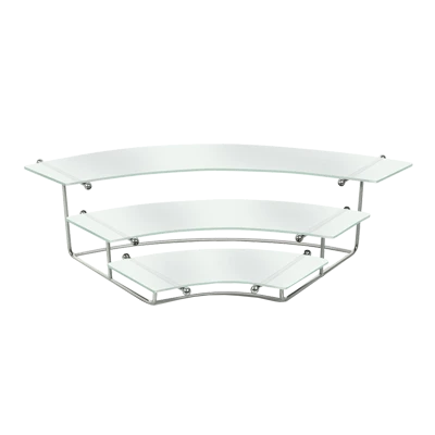 Eastern Tabletop 1250AC 29"W x 20"D x 27"H Stainless Steel Bleachers Display Riser