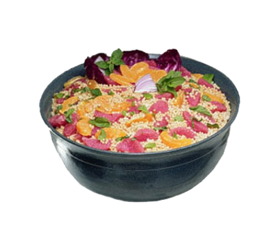 Bon Chef 9131BLKSPKLD Ceramic Black Round Tulip Bowl