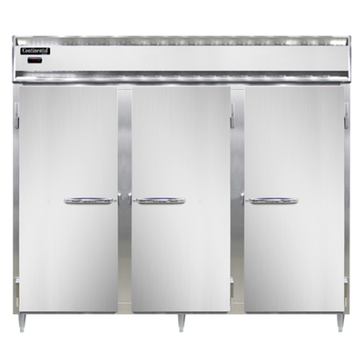 Continental Refrigeration DL3WE-PT Designer Line Heated Cabinet Reach-In 85&quot;