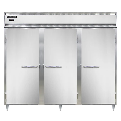 Continental Refrigeration DL3WE-PT Designer Line Heated Cabinet Reach-In 85"
