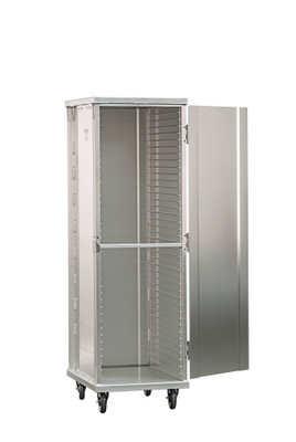 New Age 1290 68"H 40 Sheet Pan Rack Enclosed Cabinet with HD Base