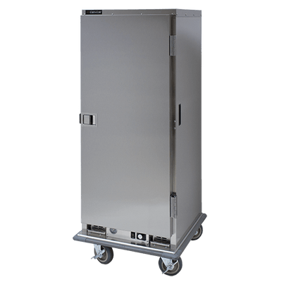 Cres Cor EB64 64 Covered Plates Stainless Steel Single Door Insulated Mobile Banquet Cabinet - 120 Volts