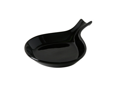 Tuxton BBP-100 12 Oz. Ceramic Black Fry Pan Server (1 Dozen)