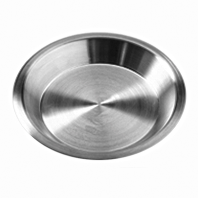 American Metalcraft 918SS 9.13" x 1" Stainless Steel Pie Pan