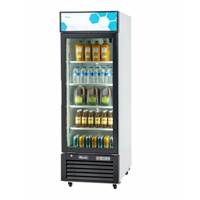 Migali C-12RM-HC 24.25" W One-Section Glass Door Refrigerator Merchandiser
