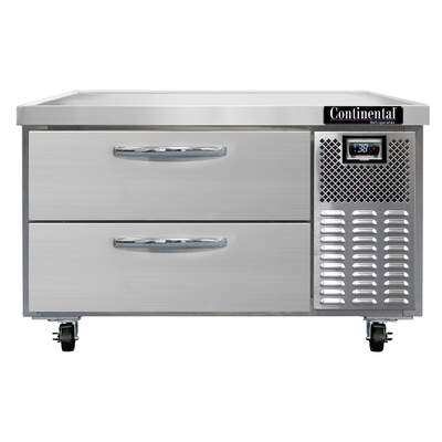 Continental Refrigerator D36GN One-Section Two Drawer Refrigerator Griddle Stand