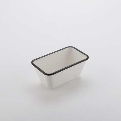 American Metalcraft MRCW6 26 Oz. Plastic White Rectangular Endurance Serving Bowl