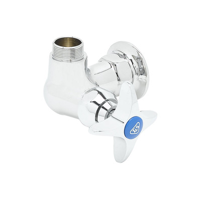 T&amp;S Brass B-0210-LN Sink Faucet single wall mounted 1/2" IPS flanged female inlet