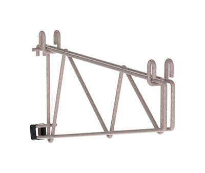Metro SWD18K4 Smartwall Shelf Support Double For 18" Deep Shelf Metroseal Gray Epoxy-Coated Corrosion-Resistant Finish