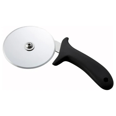 Winco PPC-4 4" Dia. Stainless Steel Pizza Cutter Polypropylene Handle