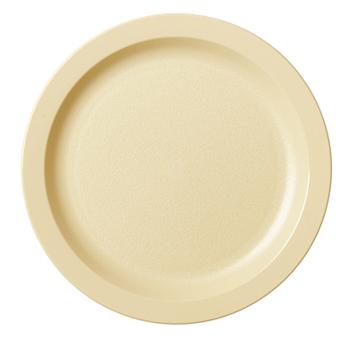 Cambro 9CWNR133 9" PolyCarbonate Beige Round Camwear Plate