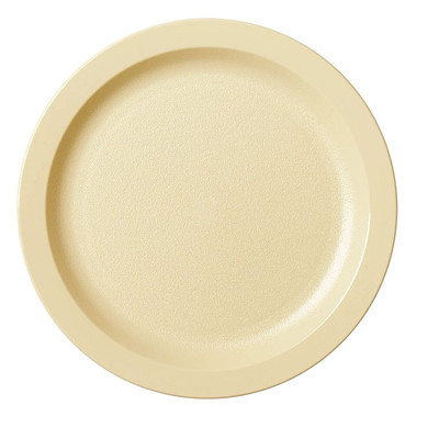 Cambro 9CWNR133 9" PolyCarbonate Beige Round Camwear Plate