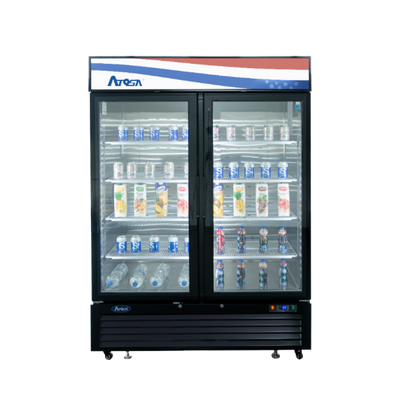 Atosa MCF8723GR 43.8 Cu. Ft. Hinged Door Refrigeration Merchandiser - 115 Volts