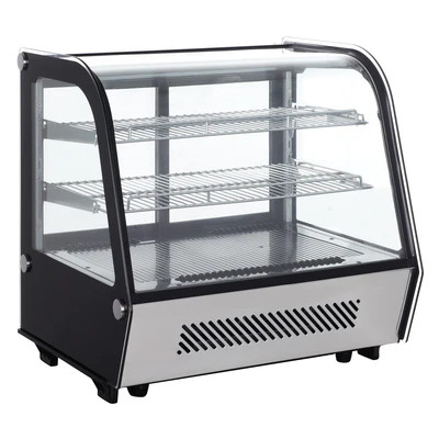 Admiral Craft BDRCTD-120 28" W Countertop Black Diamond Refrigerated Display Case - 110 Volts