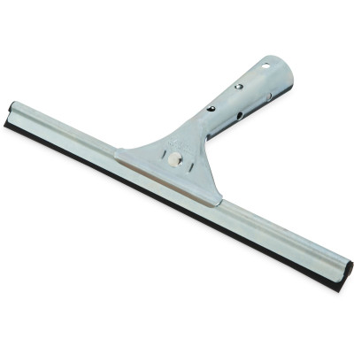 Carlisle 4007000 12" W Stainless Steel Handle Flo-Pac Hand Held Window Squeegee
