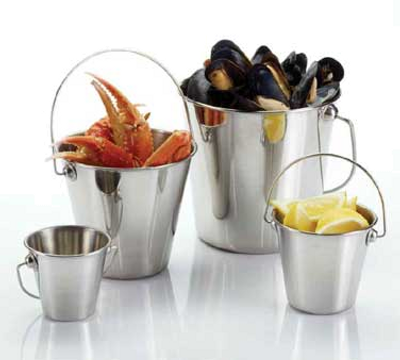 American Metalcraft SSP61 6.25&quot; 2 Qt. Stainless Steel Pail