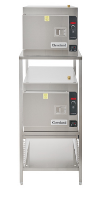 Cleveland (2) 21CET8 3 Pan Electric Convection Steamer - (2) 208V
