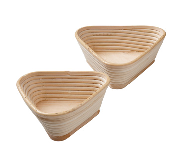 Matfer Bourgeat 118525 1 Lb. Triangular Banneton Proofing Basket
