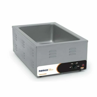 Nemco 6055A Stainless Steel Countertop Warmer - 120 Volts, 1200 Watts