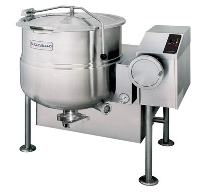 Cleveland KGL100 100 Gallon 2/3 Steam Jacket Kettle - 190,000 BTU