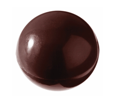 Matfer Bourgeat 380148 Chocolate Mold Half Spheres Large 0.75" H x 1.5" Dia. Polycarbonate