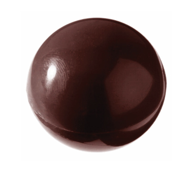 Matfer Bourgeat 380148 Chocolate Mold Half Spheres Large 0.75" H x 1.5" Dia. Polycarbonate