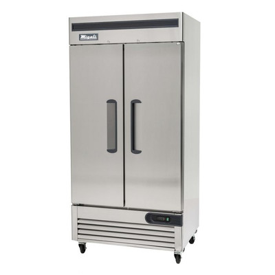 Migali C-2RB-35-HC 39.5" W Two-Section Reach-In Refrigerator