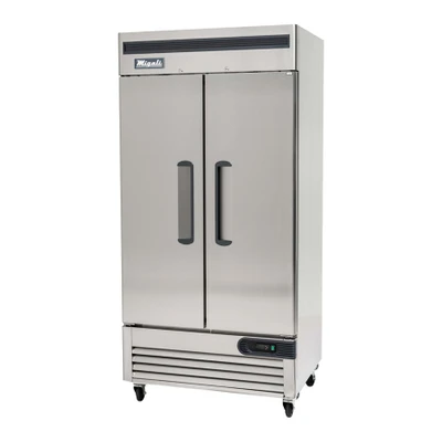 Migali C-2RB-35-HC 39.5" W Two-Section Reach-In Refrigerator
