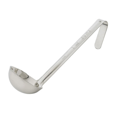Winco LDI-10SH 1 Oz. Stainless Steel Ladle