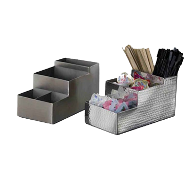 American Metalcraft BARS5 8" L x 4" W x 4" H Stainless Steel Coffee and Bar Organizer