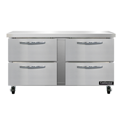 Continental Refrigerator SWF60N-D 60"W Two-Section Work Top Freezer
