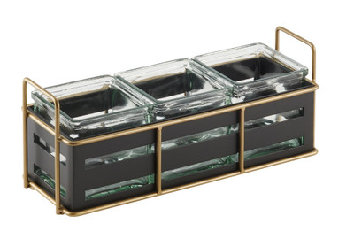 Cal-Mil 22091-90 Empire Jar Display 12-1/2"W x 4-1/2"D x 5-1/4"H