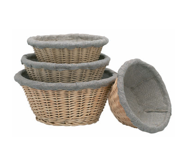 Matfer Bourgeat 118513 4 Lb. Round Banneton Proofing Basket