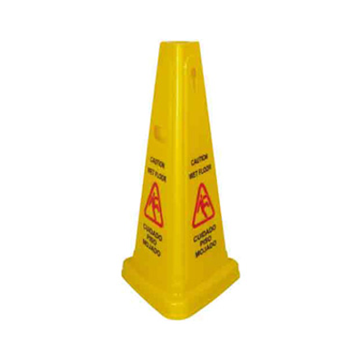Winco WCS-27T Wet Floor Caution Sign 27"