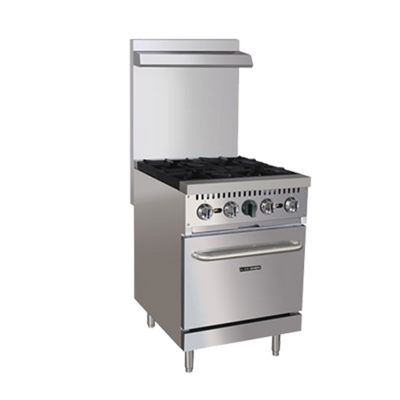 Admiral Craft BDGR-24/NG 24&quot; Natural Gas Black Diamond Range - 148,000 BTU